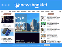 Tablet Screenshot of newsbooklet.com